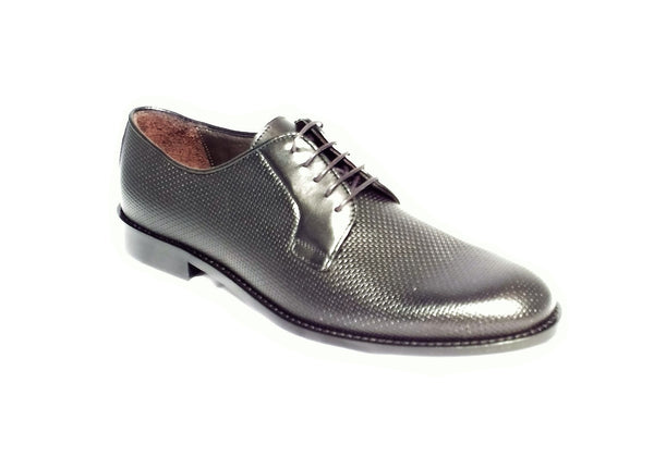 Men shoe dress leather Italian handmade perno black